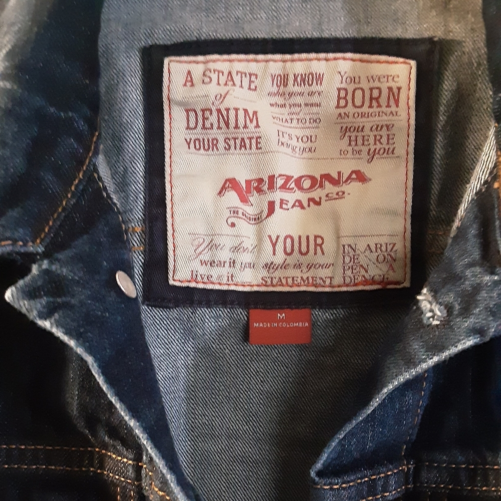 Arizona Jean Company Youth Dark Indigo Denim Jacket - Picture 5 of 9